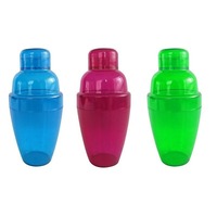 Logo personnalisé Shek Cup 180ML 200ML 350ML 450ML Plastique PS Shaker à main Mini Bar Outil pour Vin Lait Thé Shake Cup