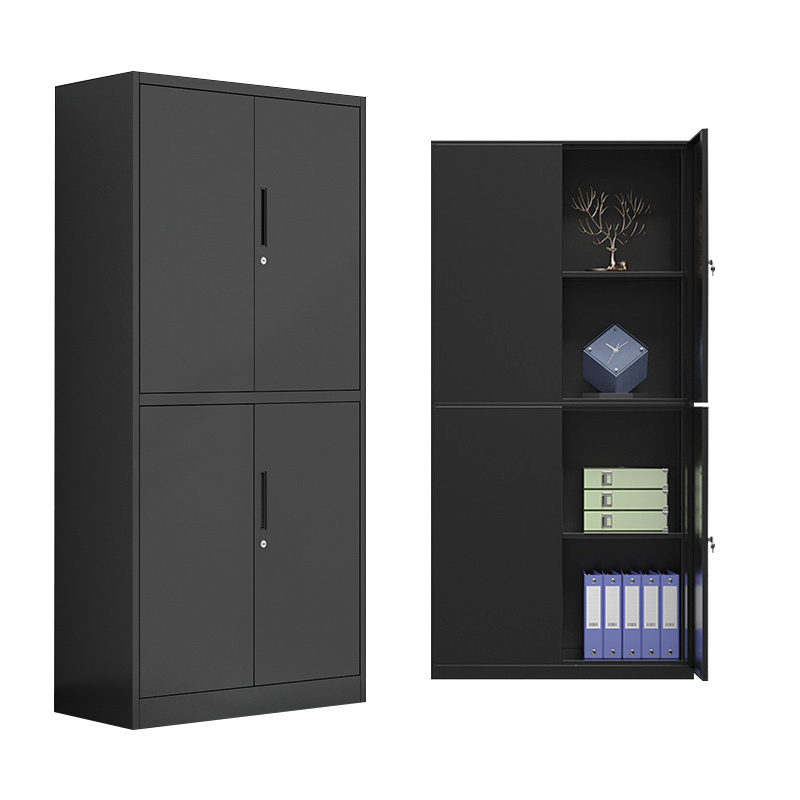 School office furniture steel locker archive storage cabinet double section vertical metal colorful file cabinet