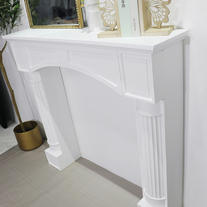 Thiết Kế Đặc Biệt Phong Cách Châu Âu Rắn Gỗ Trắng Phòng Khách Hành Lang Giao Diện Điều Khiển Bảng - Product Image 4