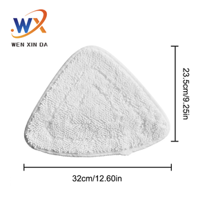 Tampons de vadrouille à <span class=keywords><strong>vapeur</strong></span> lavable réutilisable tissu de remplacement Triangle vadrouille tampon chiffon de nettoyage outil de <span class=keywords><strong>sol</strong></span> pour <span class=keywords><strong>Vileda</strong></span> OCedar - Product Image 2