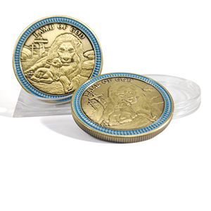 Pièce de défi medel personnalisée diamètre 40mm, pièce en métal en cuivre revêtue d'une pièce en bronze antique à bords dentelés - Product Image 3