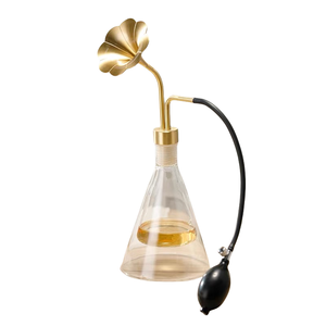 Distributeur de barre de parfum support de luxe bouteille d'huile essentielle dispositif de parfum en verre vide transparent sélection de café salon de beauté thé en laiton - Product Image 2