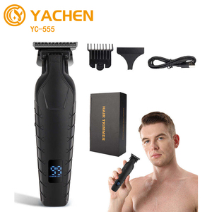 Tondeuses à cheveux professionnelles Barbes rechargeables Affichage LCD électrique <span class=keywords><strong>Tondeuse</strong></span> à tête d'huile pour hommes - Product Image 1