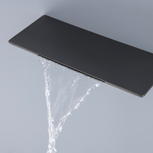 Jboyuan Square Concealed Wall <b>Mounted</b> Shower Set 304 Stainless Steel Rain Shower Head With Handheld Shower - Product Image 4