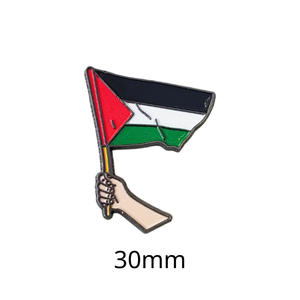 Calcomanía para Teléfono con Diseño de Palestina, Escultura Moderna Multiforma, Esmalte Suave, Aleación de Zinc, Galvanizado, Insignia Patriótica Personalizada - Product Image 1