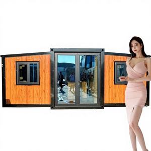 Maison conteneur extensible de 40 pieds et 20 pieds Villa préfabriquée prête à l'emploi avec 2 3 4 5 chambres à coucher Maison mobile préfabriquée et portable - Product Image 1