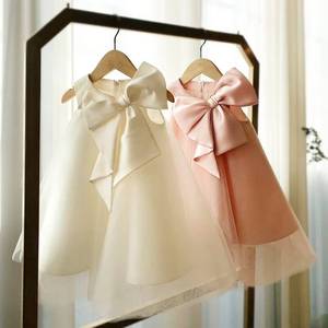 Summer Princess Tulle Tutu <b>Kids</b> Dress Wedding Flower Girl Gown Pageant Birthday Elegant Party Stage Performance <b>Costume</b> Set - Product Image 2