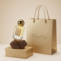 Flacons de parfum Atar de luxe 30ml 50ml, forme cylindrique, verre rayé, parfum classique, vaporisateur, flacons vides pour emballages de parfums