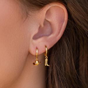 2025 Fashion <strong>Jewelry</strong> Cowboy <strong>Boot</strong> Drop Earrings Hat Zircon Earrings Gold Plated Brass Hoop Earrings <strong>Jewelry</strong> for Women Girls - Product Image 5