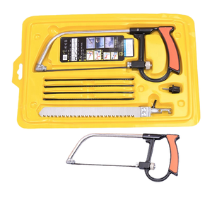 Juego de 8 Hojas de Sierra de Arco Industriales de Alta Calidad con Mango de Plástico para Metal, Madera y Vidrio, Kit de Sierra Multifuncional - Product Image 1