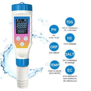 Độ chính xác cao chất lượng nước Tester 7-in-1 đa chức năng <span class=keywords><strong>Ph</strong></span>/H2/ORP/Tds/Ec/muối/Temp Hydrogen Meter cho nước uống - Product Image 1