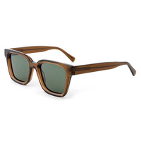 Tendance 2025 lunettes de soleil de luxe Designer acétate carré TAC polarisé lunettes de haute qualité Logo personnalisé disponible pour hommes et femmes