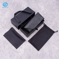 Étui en cuir PU souple personnalisé avec logo, pochette de conception personnalisée en gros, étuis pour lunettes de soleil, lunettes optiques et de lecture