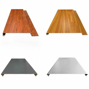 Aluinum hạ<span class=keywords><strong>t</strong></span> gỗ tuyến <span class=keywords><strong>t</strong></span>ính vách ngăn trần trang trí kim loại nhôm Dải Trần gạch cho phòng <span class=keywords><strong>t</strong></span>ập thể dục/văn phòng xây dựng - Product Image 2