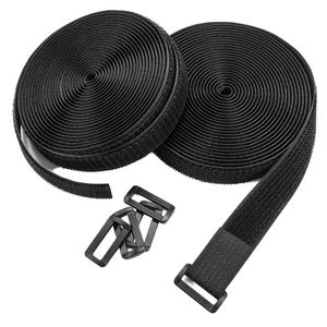 Sangle de fixation auto-agrippante à boucle pour cordons, sangles de serrage en nylon, sangles de rangement auto-agrippantes - Product Image 1
