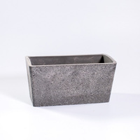 Boîte à fleurs rectangulaire taille personnalisée jardinières en plastique pour plantes patio extérieur