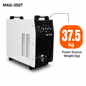 Machine à souder numérique MIG MAG 350A 500A Inverter CO2 à gaz de protection, soudeuse triphasée 380V double IGBT MMA avec démarrage à chaud et fonction Arc Force - Product Image 3