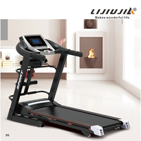 Lijiujia Fácil instalación Logotipo personalizado Embalaje Plegable Automático Fitness Pantalla LED Uso en el hogar Cinta de correr