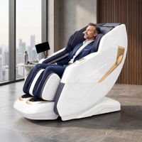 Silla de Masaje 3D, Nueva Silla de Masaje con IA, Producto de Masaje 4D, Silla de Masaje de Lujo para Cuerpo Completo, para Hogar y Oficina, Directamente de Fábrica OEM