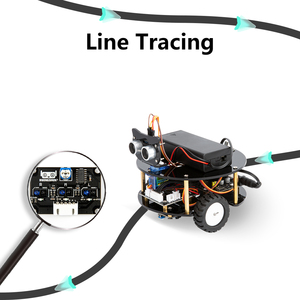 Kit de démarrage de robot tortue intelligent éducatif STEM pour enfants et adultes, avec commande par application WIFI, tutoriel, codage DIY, compatible <span class=keywords><strong>Arduino</strong></span>, ESP32 - Product Image 4