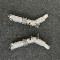 Downpipe Knalpot Berkualitas Tinggi untuk Ferrari SF90 dengan Pelindung Panas