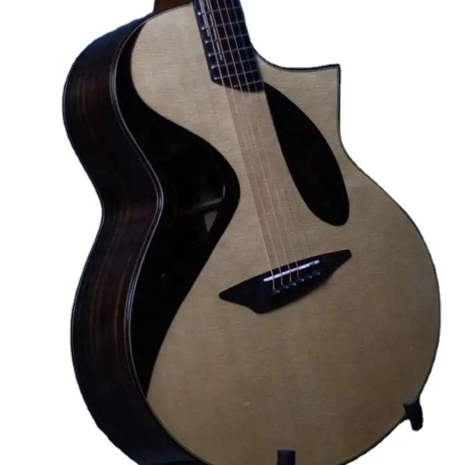 Schlussverkauf JD-610C 40-Zoll solide Akustikgitarre hochwertige Rosenholz-Mahagani-Fingerabricht spezielles Design neuzustand Knob-Hals