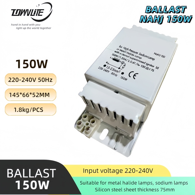 70W 150W 250W Metal Halide & Sodium Lamps Ballast Mercury Lamp 220-240V 50/60Hz Magnetic Ballast Product Category Ballasts