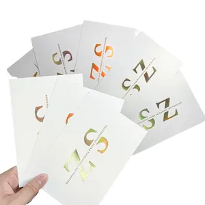 Hoge Kwaliteit Op Maat Gemaakt Bedrijf Gerecycled Papier Offsetdruk Wenskaart Ansichtkaarten Met Logo