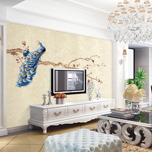Ke Hong The Golden Emperor – Revêtement mural brodé personnalisé à motif panoramique pour décoration intérieure et fond de télévision - Product Image 1