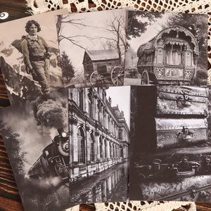 JAI IMAN 32 papiers et 36 autocollants Vintage Photos de voyageurs DIY Scrapbook Paper Kit <span class=keywords><strong>Ephemera</strong></span> Keepsake Cards - Product Image 1