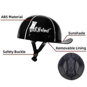 Offre Spéciale Abs Casques de <span class=keywords><strong>moto</strong></span> bon marché pour adultes <span class=keywords><strong>Casque</strong></span> de <span class=keywords><strong>moto</strong></span> unisexe demi-visage <span class=keywords><strong>Casque</strong></span> d'équitation Fabricant - Product Image 3