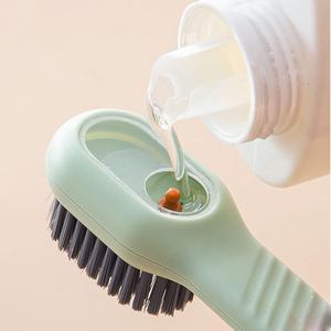 Trend 2025 New Eco-Friendly ABS+TPR Washing Soft Clothes Sneaker Cleaning Multifunctional Liquid <b>Shoes</b> Brushes Dispenser - Product Image 5