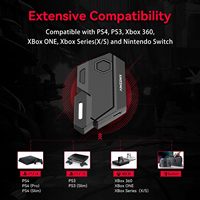 Adaptateur Convertisseur Clavier Souris Console MIX Blader pour Xbox PS Switch – Utilisez Souris et Clavier pour Jouer aux Jeux