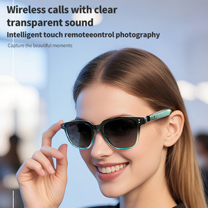 タッチリモコン写真撮影用紫外線防止スマートワイヤレスブルーライトカットメガネGt51インテリジェントAI翻訳メガネ - Product Image 3