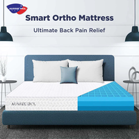 Vente flash - Matelas orthopédiques en gel massant - Matelas en mousse - Matelas en mousse à mémoire de forme visco-élastique premium à double zone