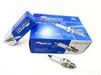 Bougie d'allumage pour moto TORCH A6TC sans résistance, remplace la bougie C6HSA U20FS-U, bougie en alliage de nickel pour scooter