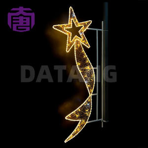 Poteau d'éclairage LED pour créer une ambiance festive et décorer les espaces publics - Product Image 5