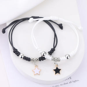 2024 nouveau trèfle lumineux Couple Bracelet dames mignon Animal lune étoile serrure clé pendentif bijoux amitié amant cadeau - Product Image 3