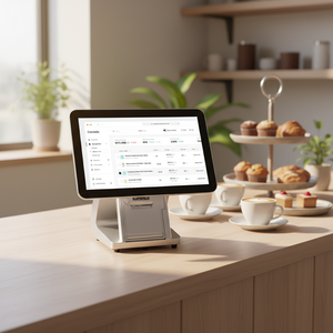 เครื่องบันทึกเงินสดระบบสัมผัสแบบ All-in-One ขนาด 15.6 นิ้ว พร้อมหน้าจอสัมผัสคู่ 4 คอร์ สำหรับธุรกิจค้าปลีกอัจฉริยะ I9s ระบบสัมผัสคู่ - Product Image 5