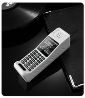 OEM 2G 1.8 Téléphone talkie-walkie vintage avec clavier, fonction Power Bank, activation vocale, double SIM, lampe torche puissante, batterie grande capacité, haut-parleur