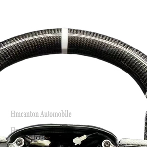 Meilleures ventes Roue en cuir perforé en fibre de carbone pour Dodge Challenger <span class=keywords><strong>Volant</strong></span> de voiture - Product Image 3
