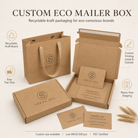 Boîtes en papier modernes personnalisées, écologiques, en matériaux recyclés, avec finition mate, pour l'emballage et l'expédition de vêtements, avec logo