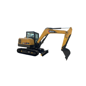 Excavadora Usada SANY SY55C PRO de 5.5 Toneladas, Miniexcavadora Hidráulica de Segunda Mano, SY75C SY95C SY215C, Maquinaria de Construcción - Product Image 1