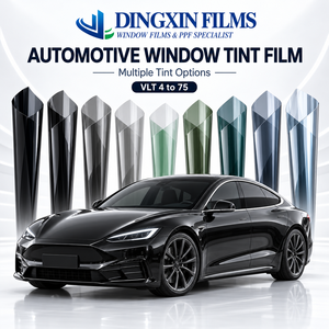 <span class=keywords><strong>Film</strong></span> intelligent <span class=keywords><strong>noir</strong></span> OEM ODM <span class=keywords><strong>pour</strong></span> vitres de voiture, nano-céramique haute performance TSER, VLT35%, blocage UV à 99%, <span class=keywords><strong>film</strong></span> teinté <span class=keywords><strong>pour</strong></span> vitres de véhicule - Product Image 1