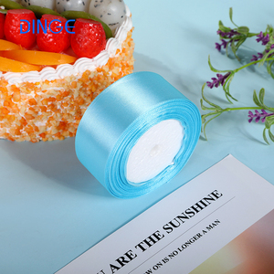 Üretici toptan özel logo baskılı renkli hediye saten kurdele rulo kadife grogren şerit hediye kutusu ambalaj için - Product Image 3