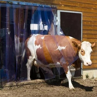 Rideau de bande PVC Transparent rouge bleu noir pour entrepôt ferme usine supermarché rideau de porte en plastique en caoutchouc
