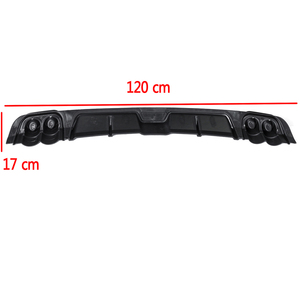 Honghang Manufacture Universal Rear Bumper <strong>Diffuser</strong>, Gloss Black PP Plastic Rear Bumper <strong>Protector</strong> for All <strong>Cars</strong> - Product Image 4
