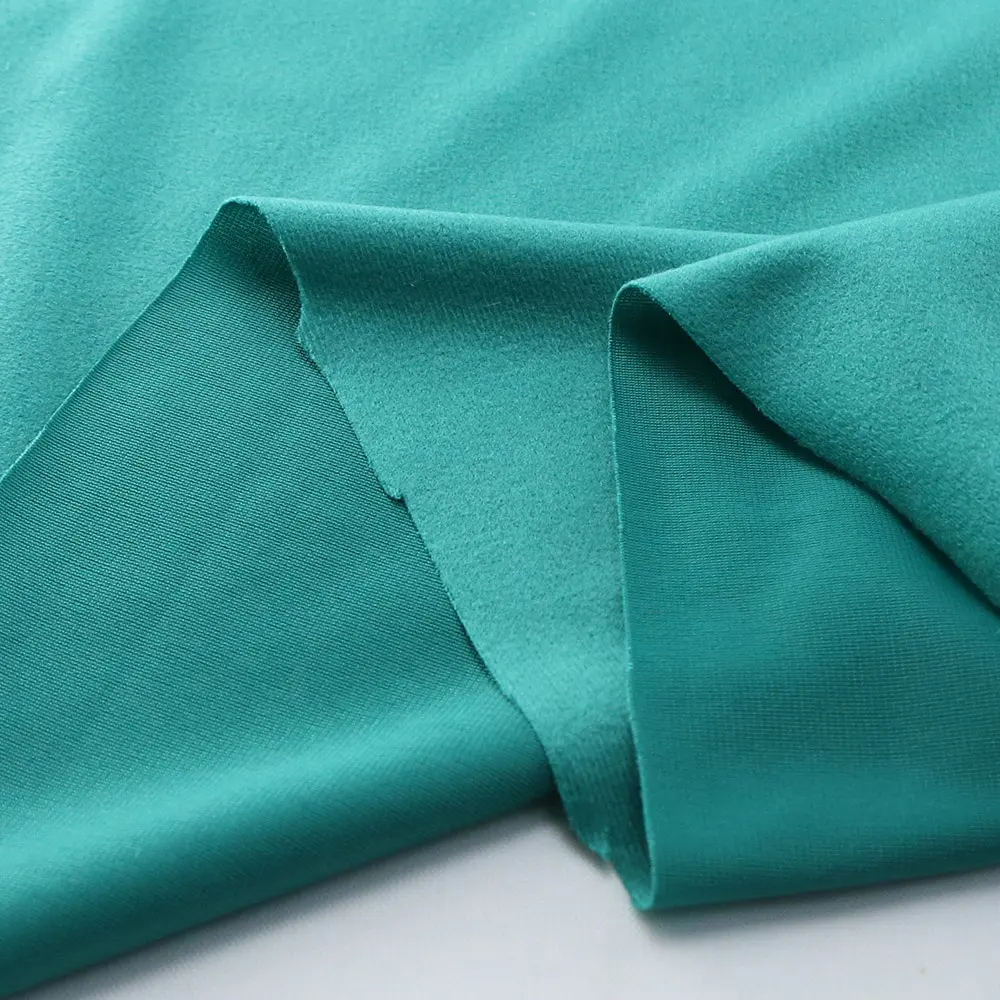Soft quilted silk micro polyester velvet fabric clothing for garment