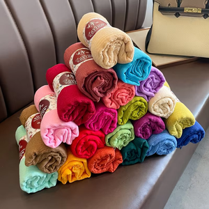 Hijab de algodón arrugado de alta calidad, bufanda Hijab de lino de algodón a la moda para mujer - Product Image 2