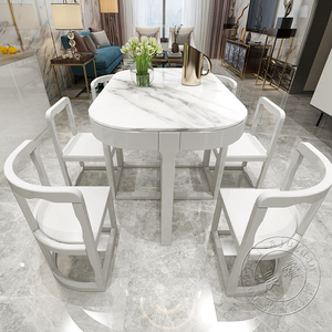 <span class=keywords><strong>Muebles</strong></span> de Comedor Modernos y Sencillos de Piedra Resistente para Hotel, Restaurante y Uso Doméstico - Product Image 6